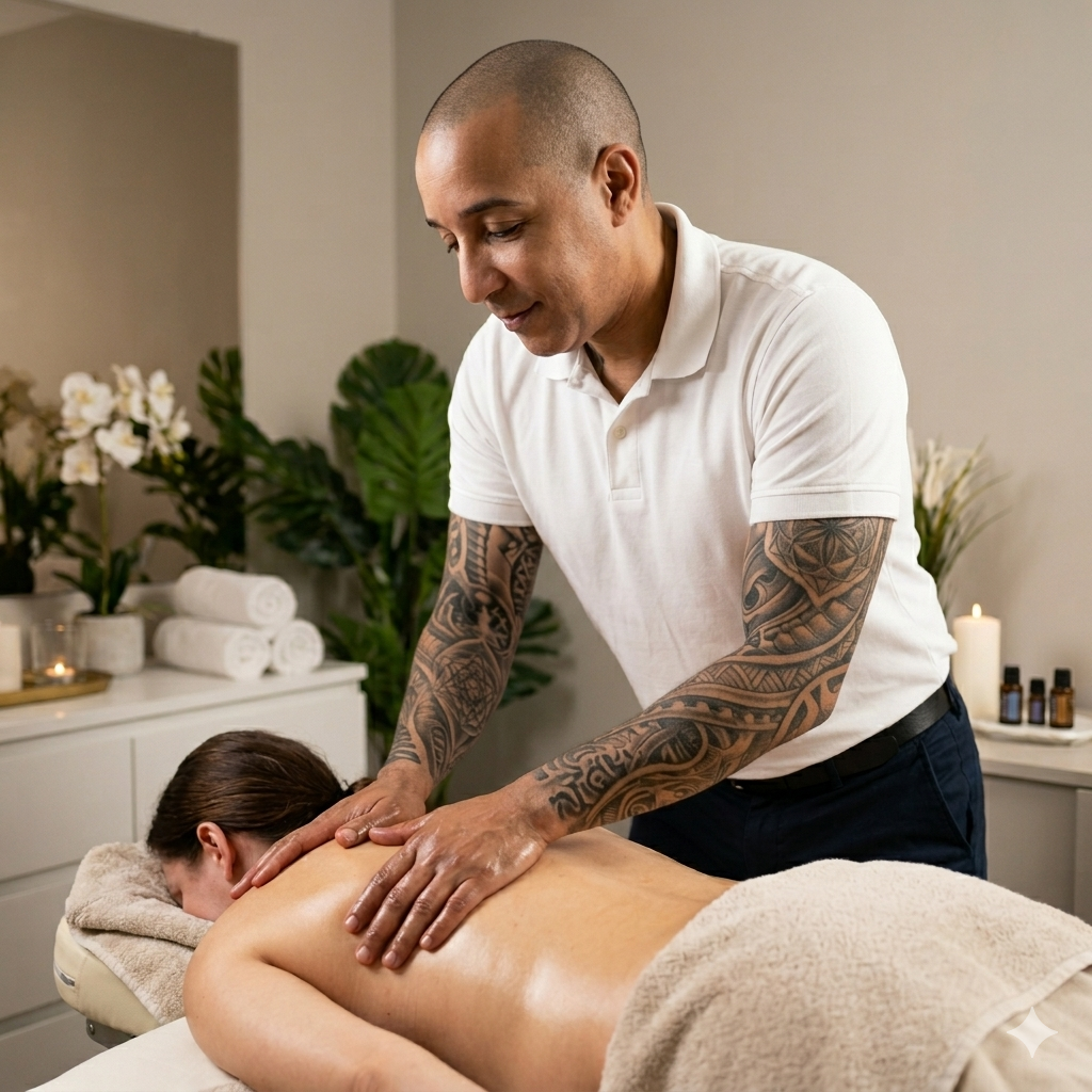 Denilson Bitencur, massoterapeuta em Salvador, BA