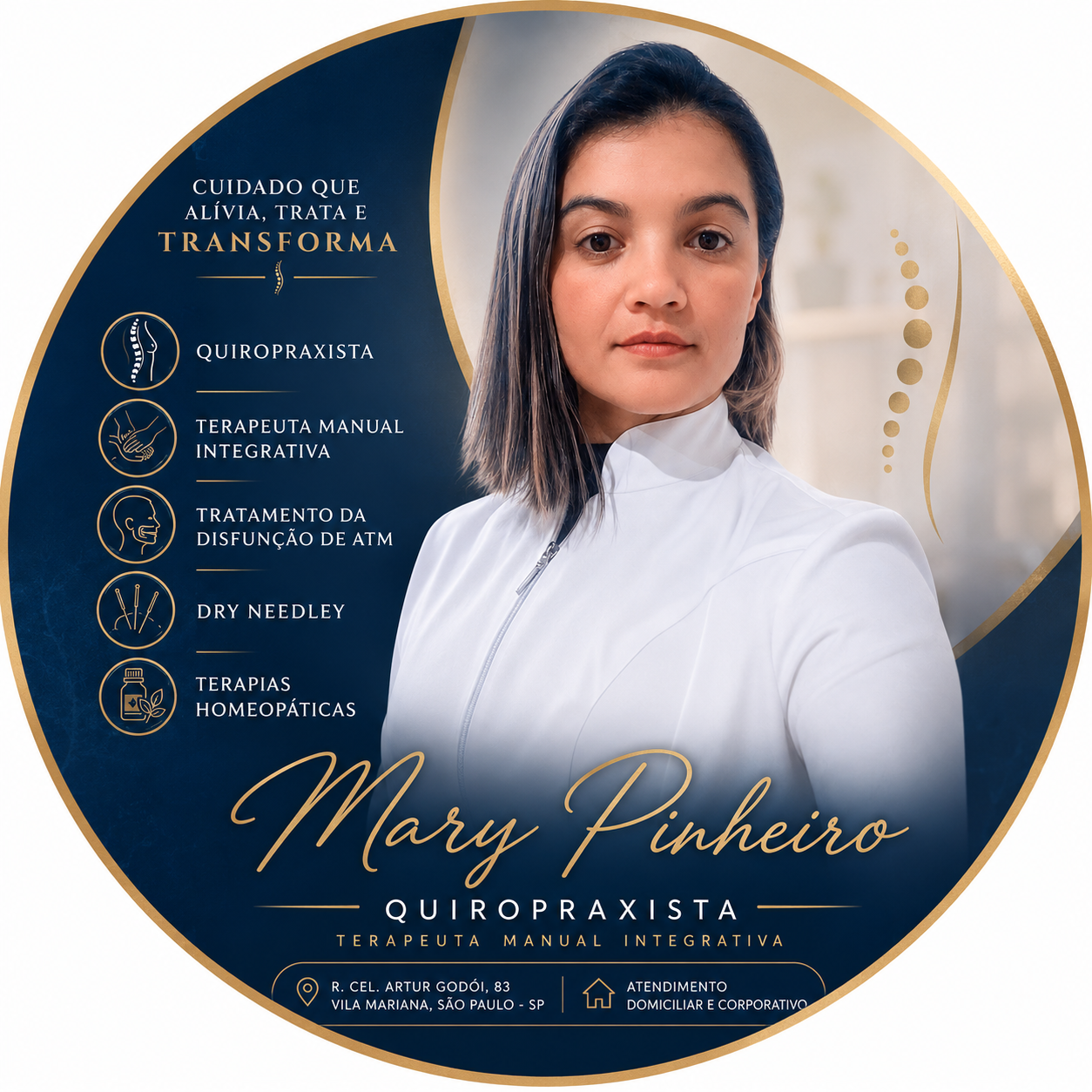 Mary Pinheiro Alinhare, massoterapeuta em São Paulo, SP