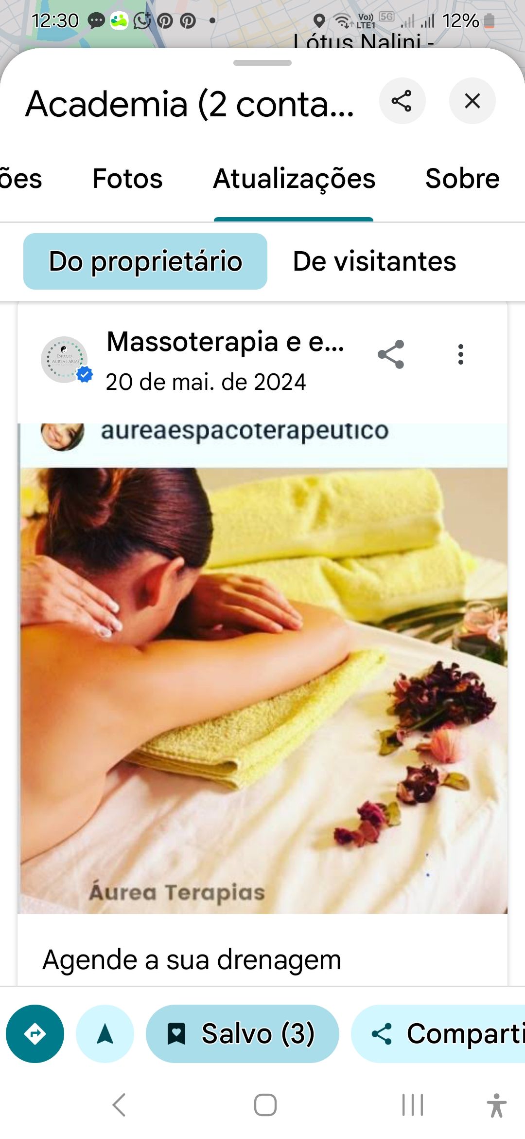 Aurea Farias, massoterapeuta