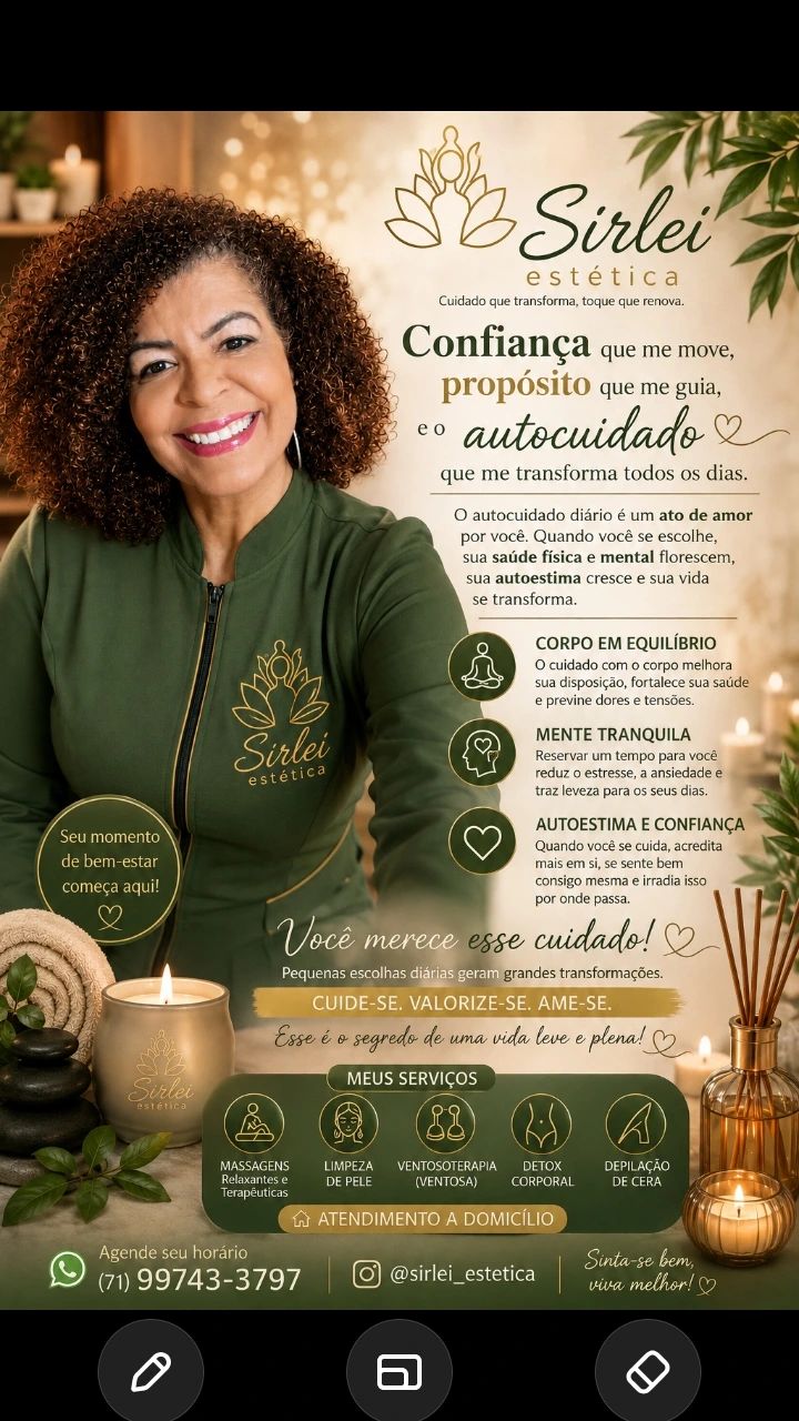 Sirlei Santos, massoterapeuta em Salvador, BA