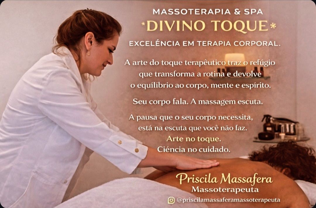 Priscila Massafera, massoterapeuta em Baependi, MG