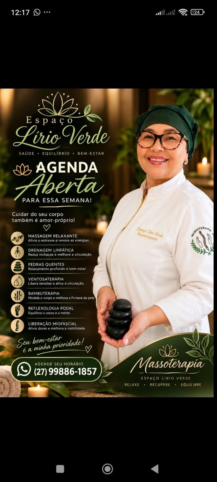 Vanda Barbosa Jorge da Silva , massoterapeuta em Serra, ES