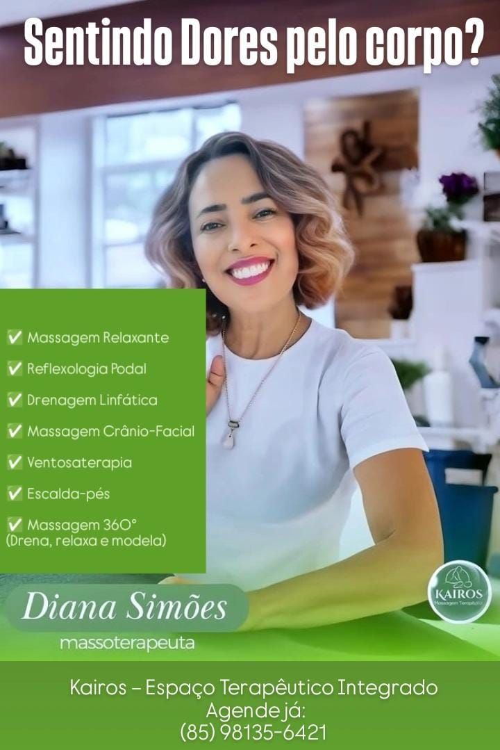 Diana Simões , massoterapeuta em Fortaleza, CE