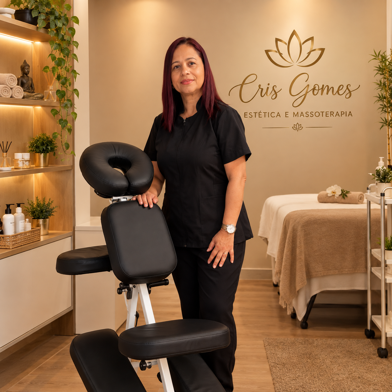 Cristiane Gomes, massoterapeuta em Rio de Janeiro, RJ