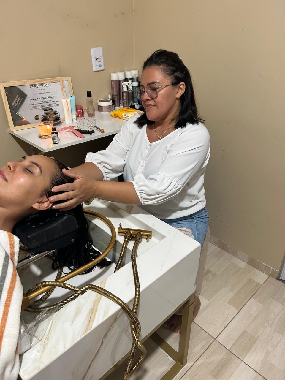 Edinalva dos Santos chaves , massoterapeuta em Barra Do Corda, MA