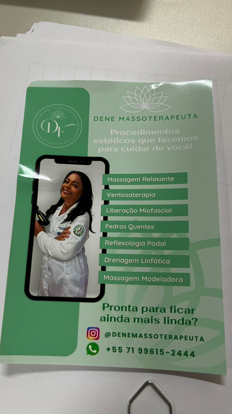 ADENICE da Silva Fernandes , massoterapeuta em Salvador Bahia, BA