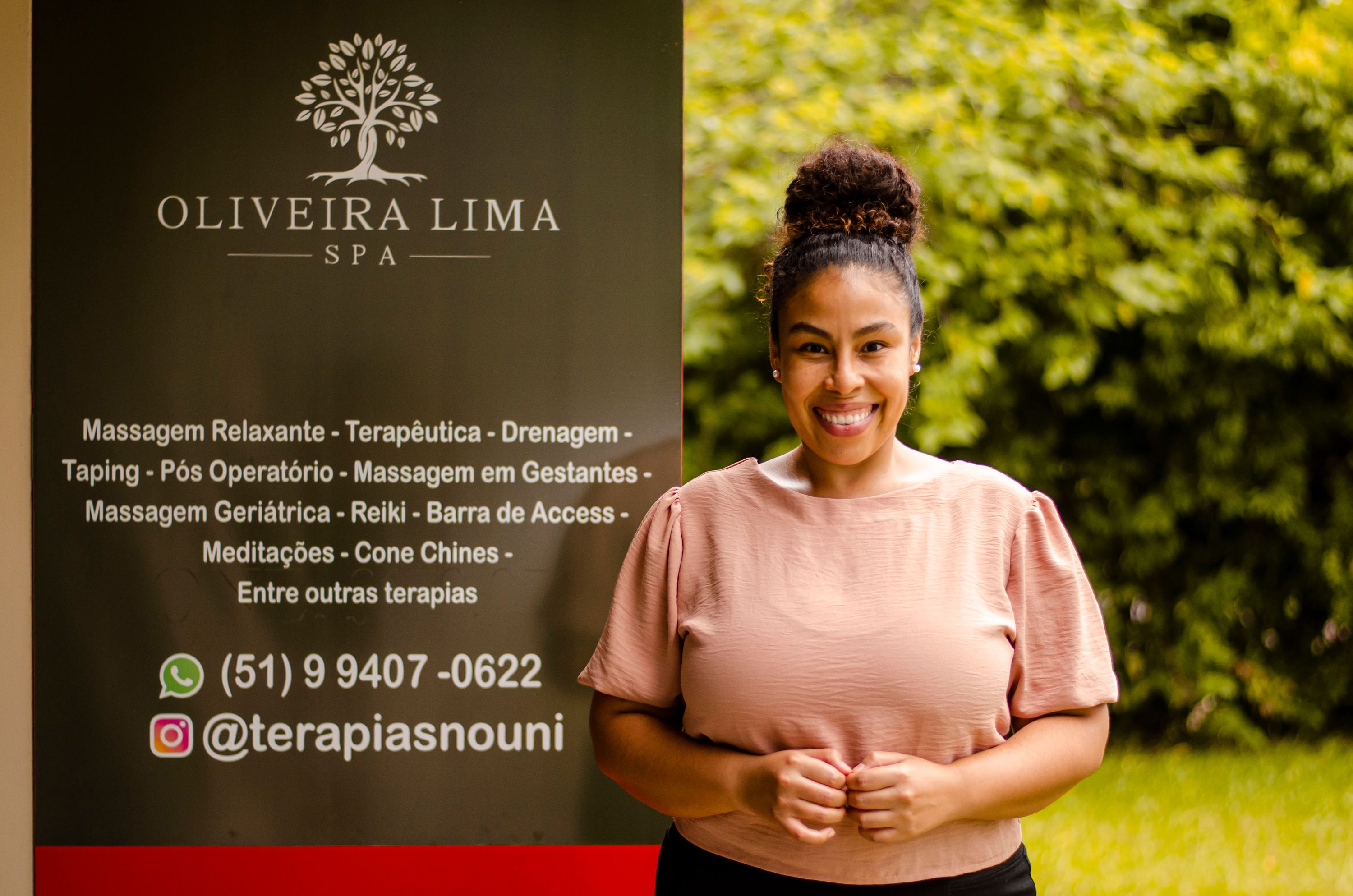 Nubia Lima, massoterapeuta em Estância Velha, RS