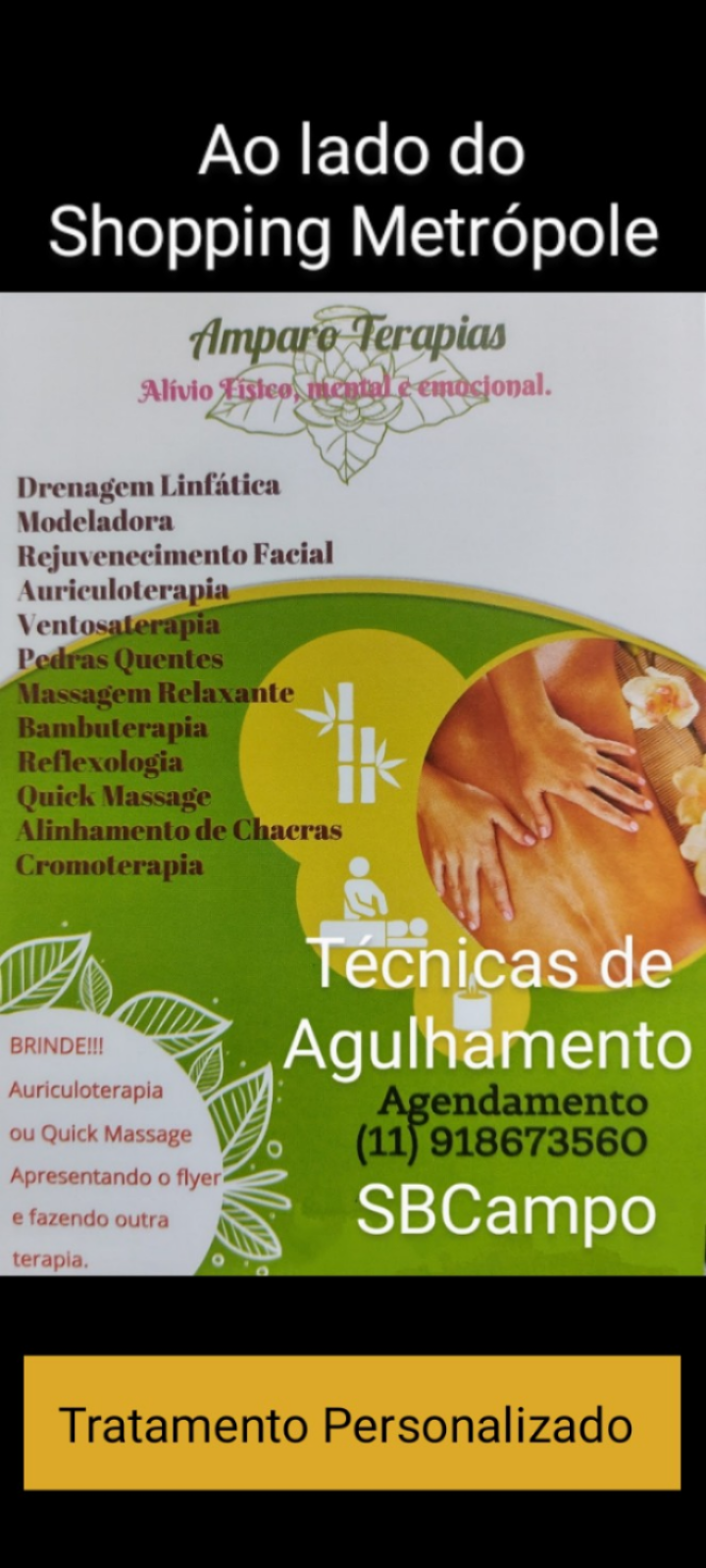 Amparo Terapias , massoterapeuta em São Bernardo do Campo, SP