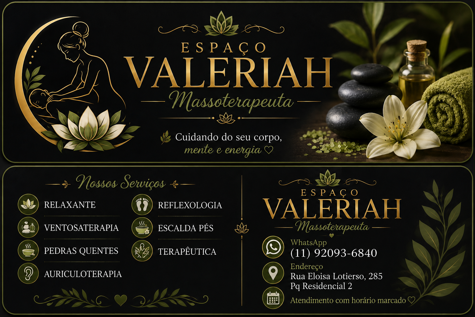 Valeria De Jesus, massoterapeuta em Jundiaí Sp, SP
