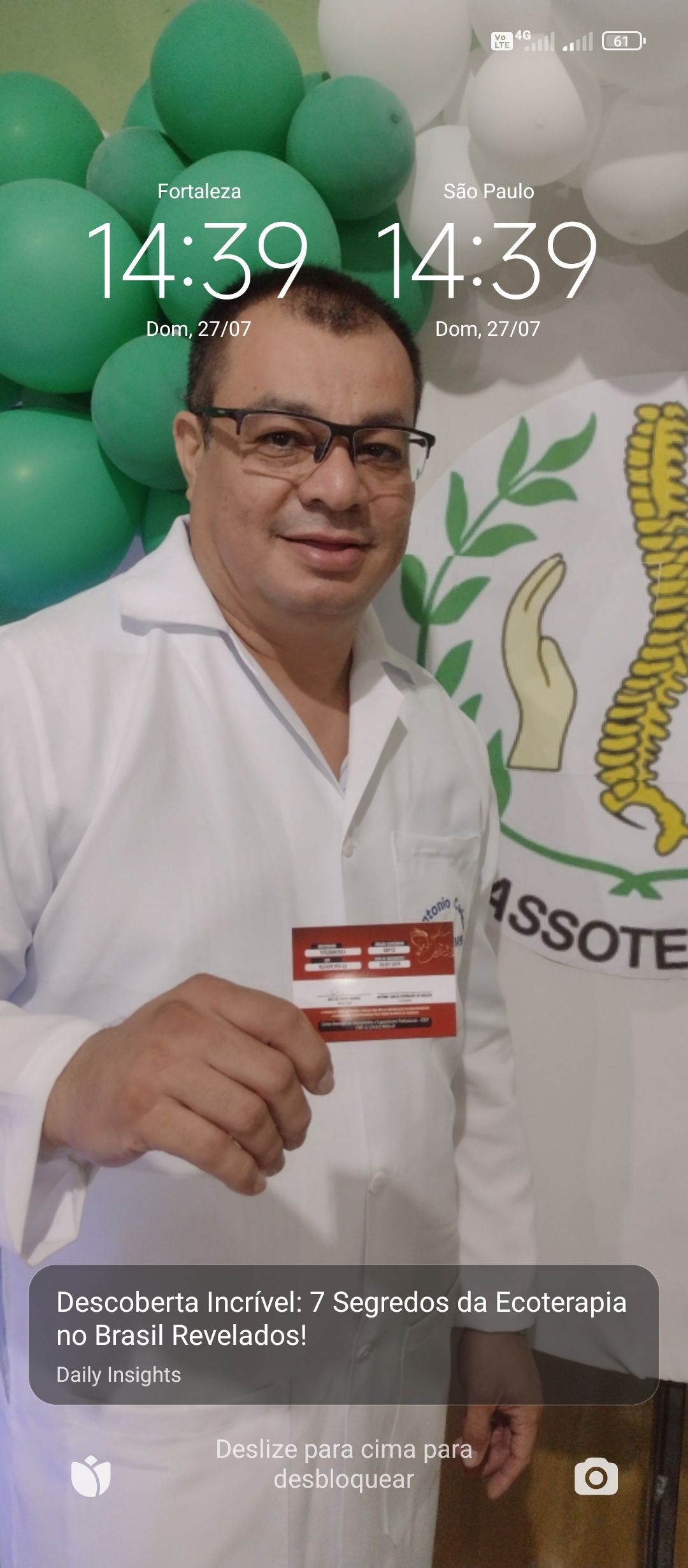 Antônio Carlos Rodrigues de Macedo, massoterapeuta em Ipu, CE