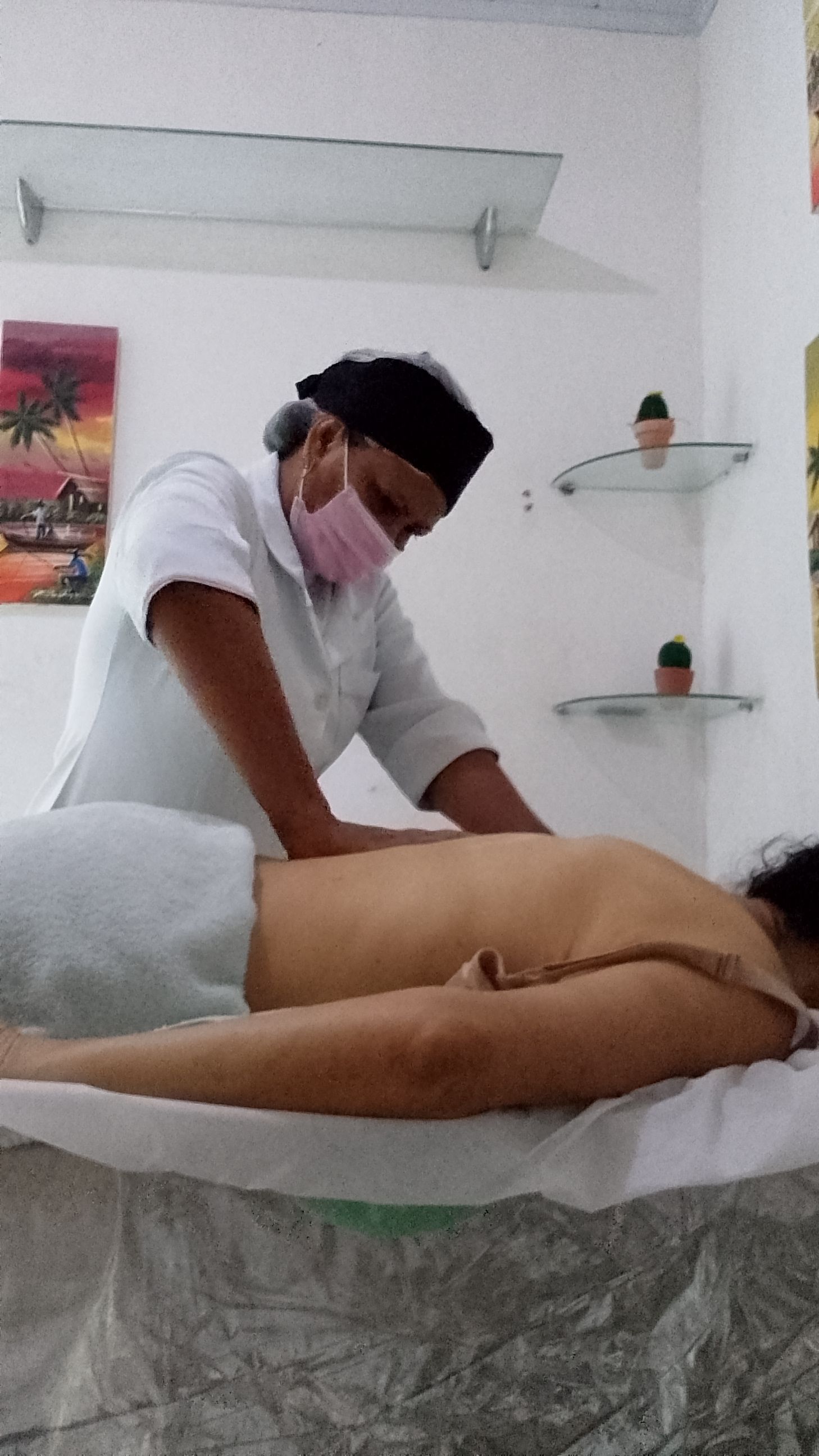 Claudineia Bomfim da Silva, massoterapeuta em Maceió, AL