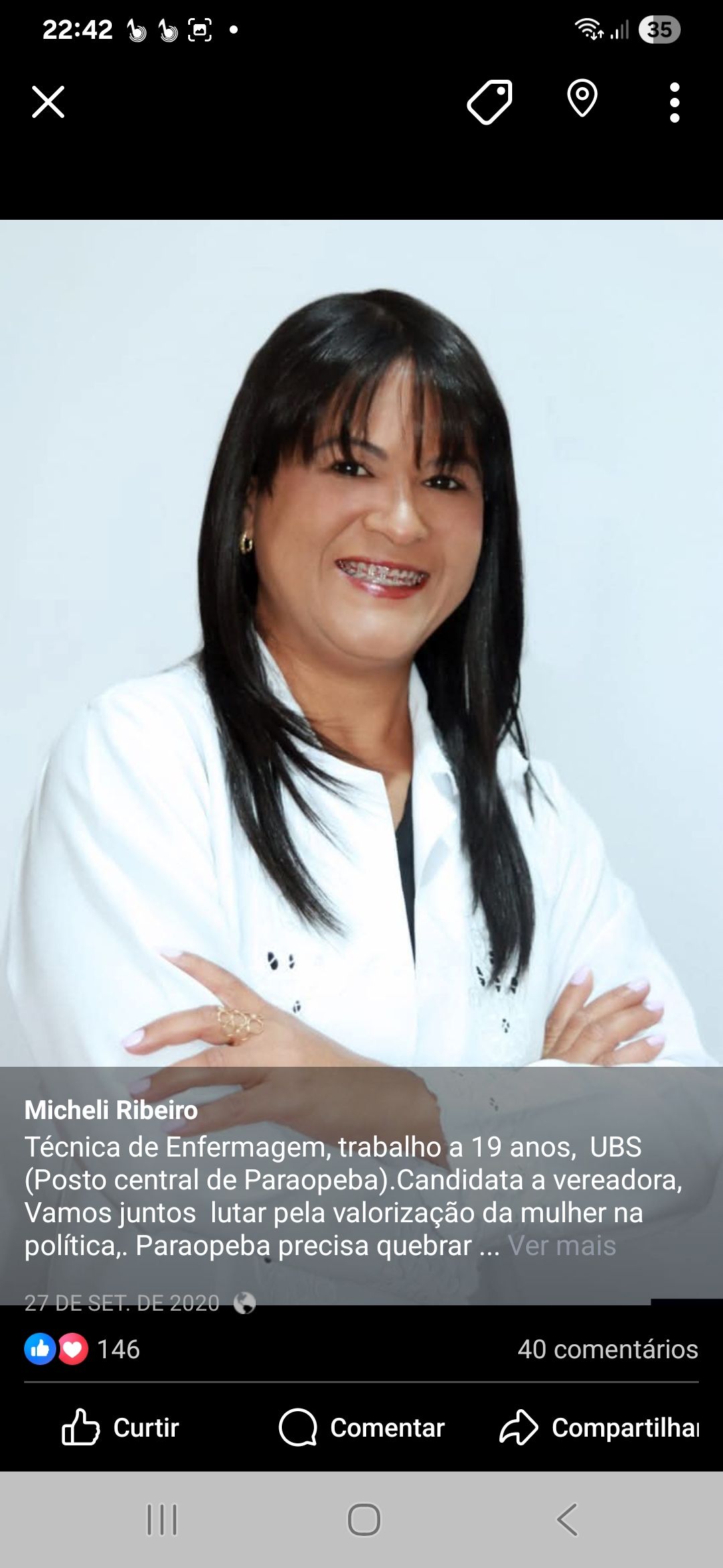 Micheli Cristine Ribeiro , massoterapeuta em Paraopeba, MG