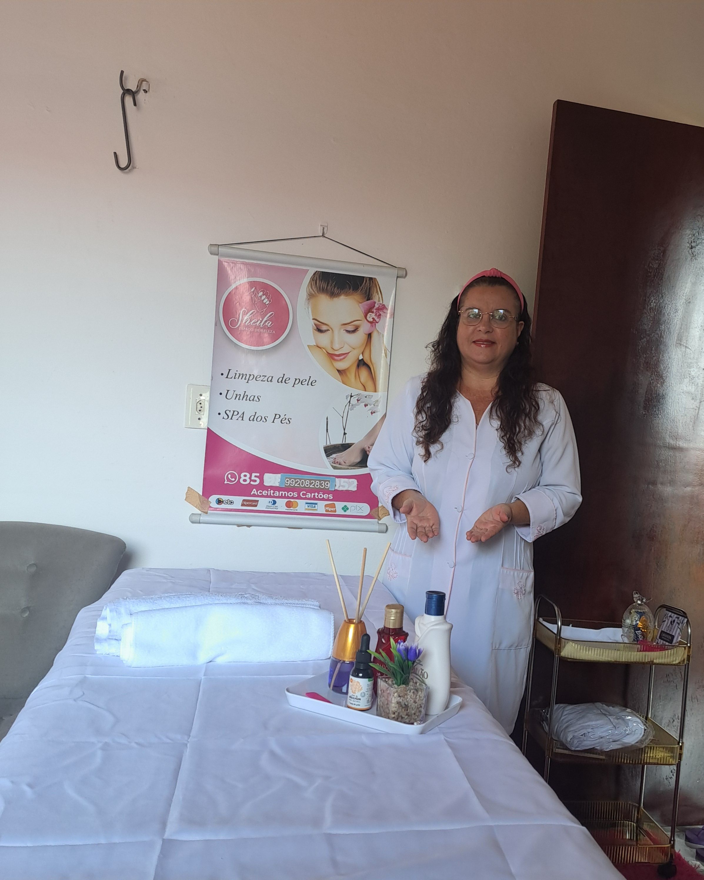 Sheila Maria Costa da Silva, massoterapeuta em Pacajus, CE