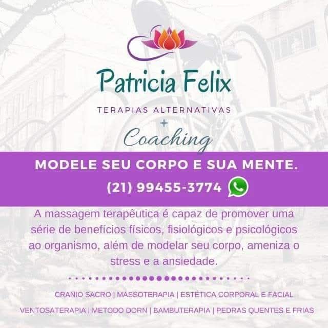Patrícia Felix, massoterapeuta em Rio de Janeiro, RJ