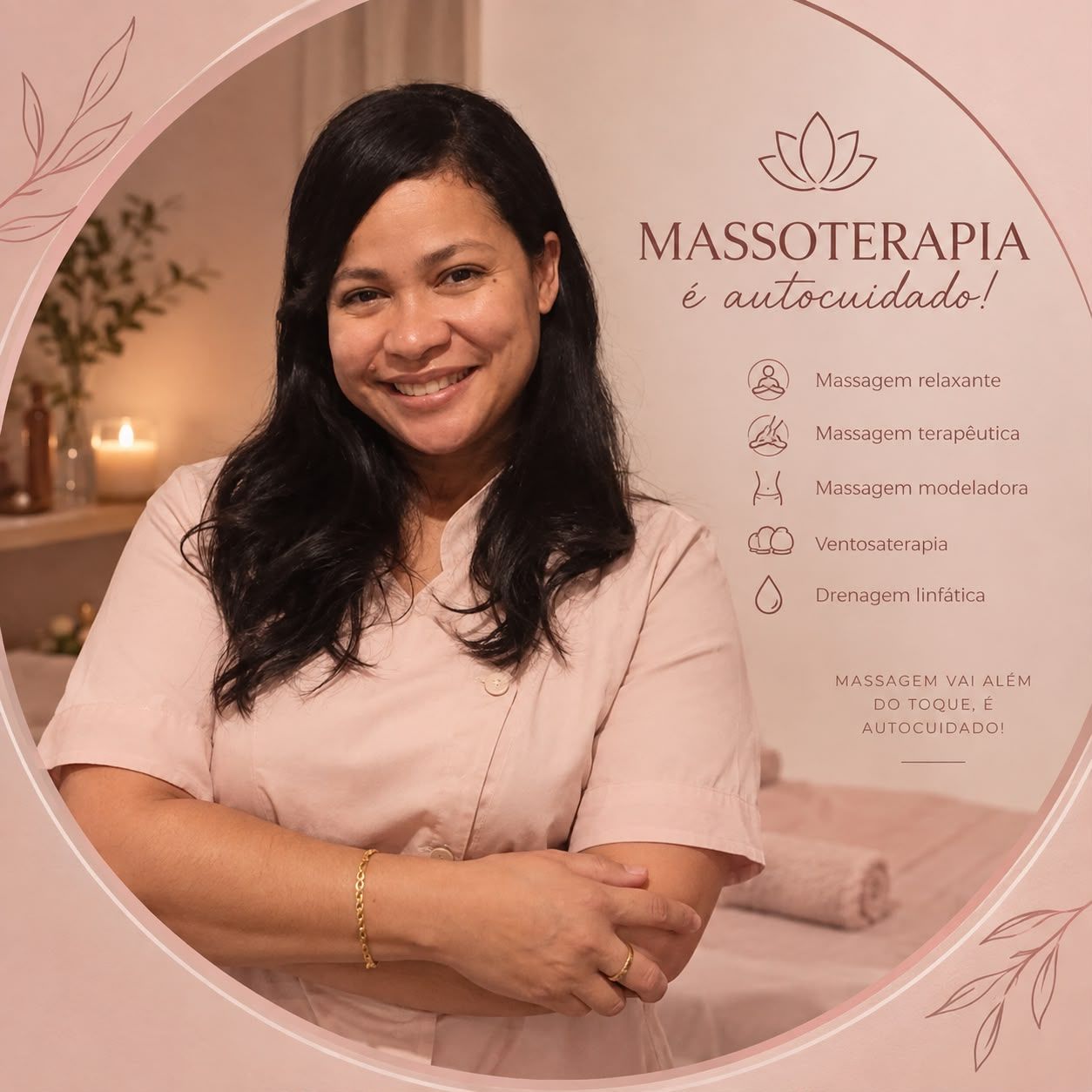 Elaine Silva Nascimento, massoterapeuta em Itabuna, BA
