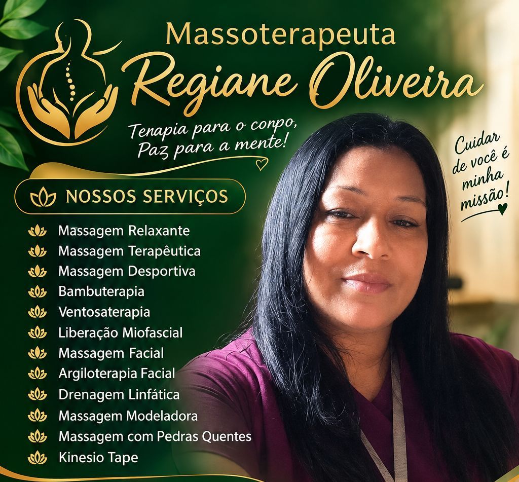 Regiane oliveira , massoterapeuta em Santana, AP