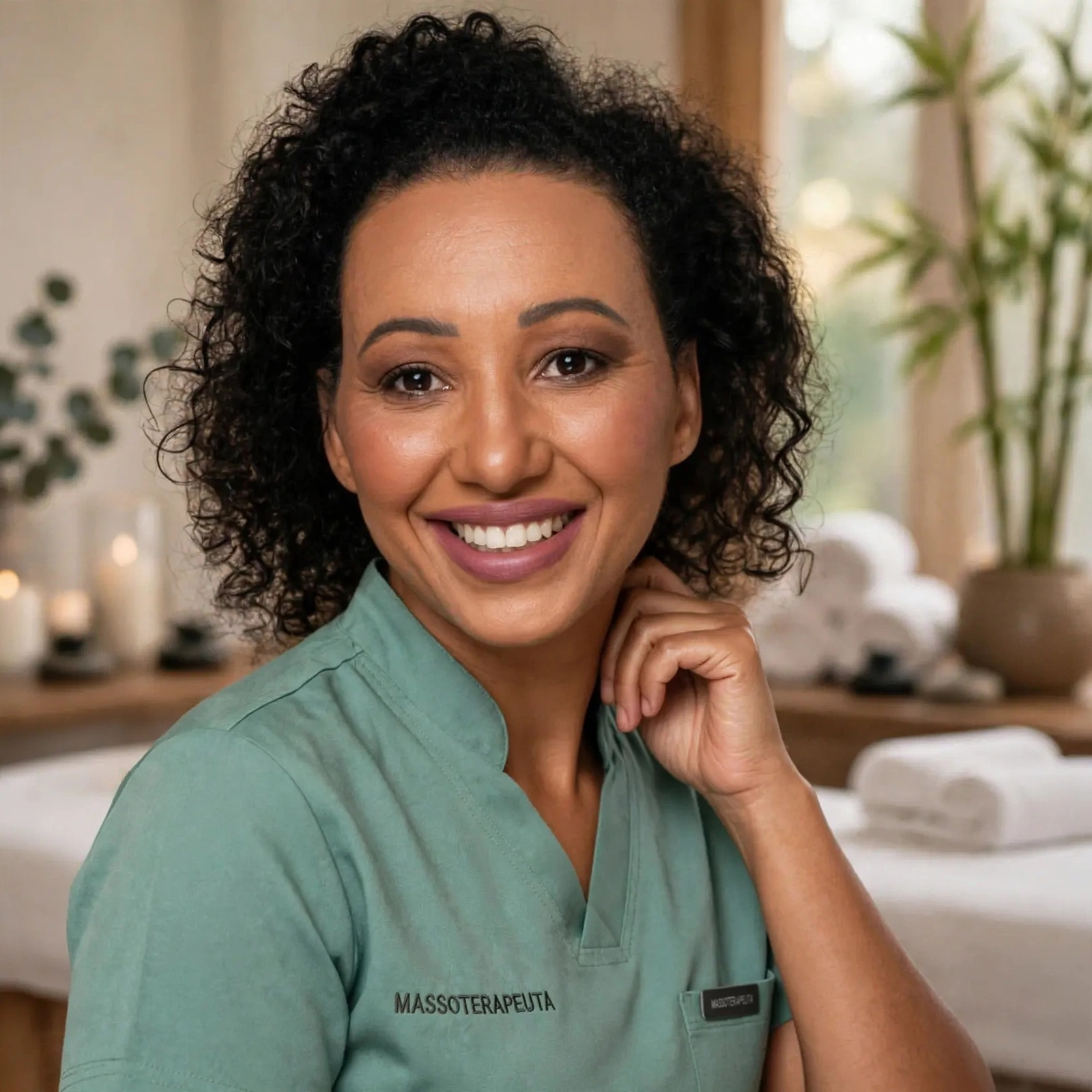 Danielle Cristina Klemtz, massoterapeuta em Curitiba, PR