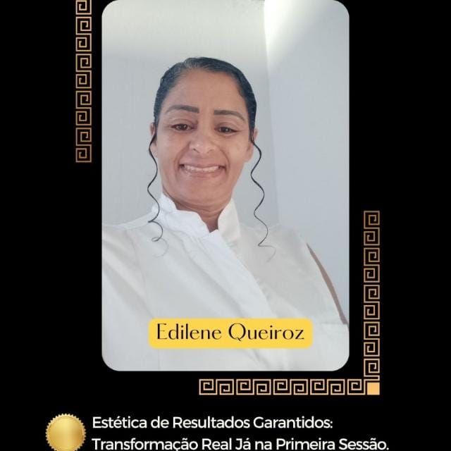 Edilene Queiroz de Souza, massoterapeuta em Piracanjuba, GO