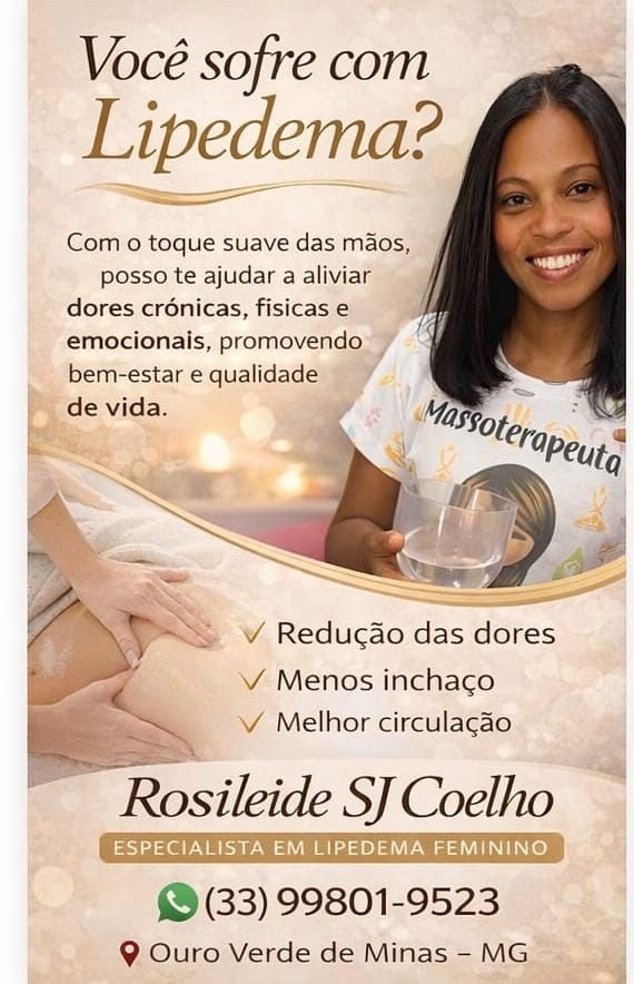 Rosileide SJ Coelho, massoterapeuta em Ouro Verde De Minas, MG